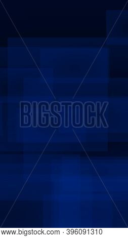 Dark Blue Background. Blue Backdrop With Transparent Suares