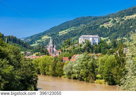 Obermurau castle in Murau, Styria, Austria