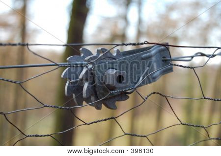 Wire hegn spænding skralde