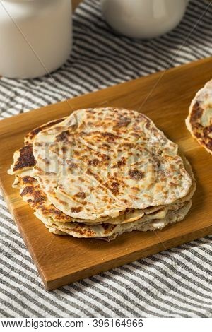 Homemade Norwegian Potato Lefse Flatbread