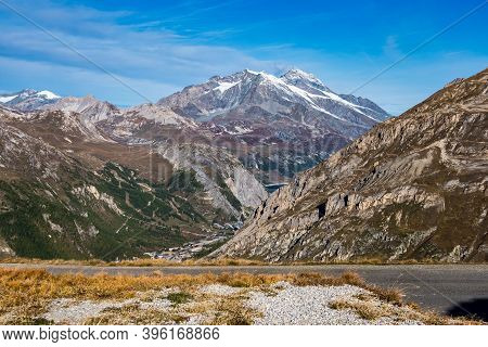 Le Fornet Mountains Near Val Disere, France - Captured From Col De Liseran Road.