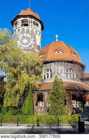 The Ancient Building In The City Of Svetlogorsk, Kaliningrad Region.