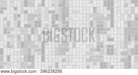 Lego Silver Shine Background. Silver Texture. Seamless Tiling.