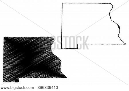 Marion County, Missouri (u.s. County, United States Of America, Usa, U.s., Us) Map Vector Illustrati