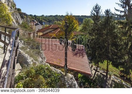 Medieval Basarbovo Rock Monastery Dedicated To Saint Dimitar Basarbowski, Ruse Region, Bulgaria