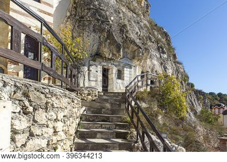 Medieval Basarbovo Rock Monastery Dedicated To Saint Dimitar Basarbowski, Ruse Region, Bulgaria