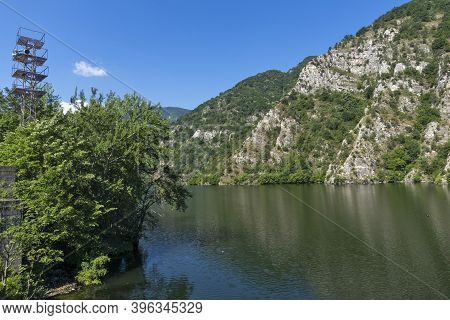 Summer Ladscape Of Krichim Reservoir At Rhodopes Mountain, Plovdiv Region, Bulgaria