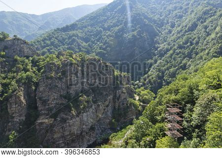 Summer Ladscape Of Krichim Reservoir At Rhodopes Mountain, Plovdiv Region, Bulgaria