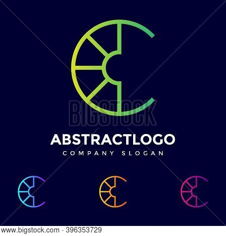 Letter C Logo Icon Design Abstract Vector Template Elements.