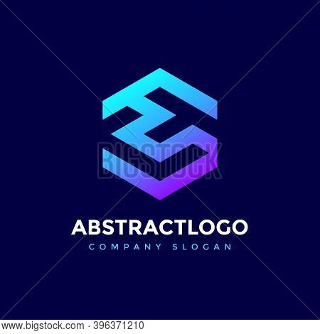 Colorful Ct Letter Logo Polygon Shape Design - Modern Creative Tc Monogram Icon Vector.