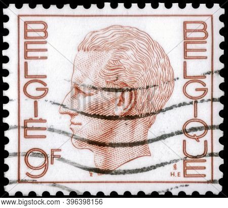 Saint Petersburg, Russia - September 18, 2020: Postage Stamp Issued In Belgium With The Image Of The