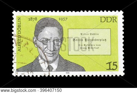 East Germany - Circa 1978 : Cancelled Postage Stamp Printed By East Germany, That Shows Portrait Of 