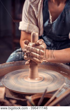 Manual Production Of Ceramic Products According To Old Recipes