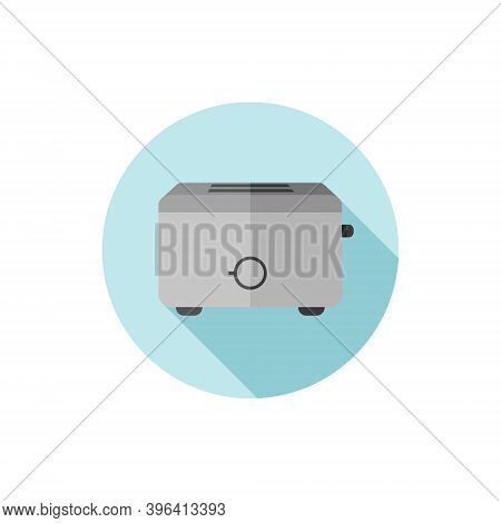 Vector Flat Design Toaster. Vector Illustration Simple