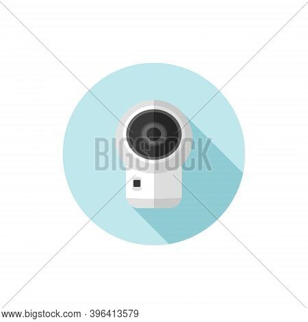 Vector Flat Design Wifi Cam. Vector Illustration
