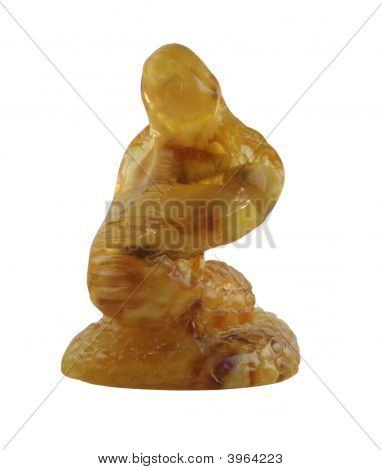 Amber Cobra Statue