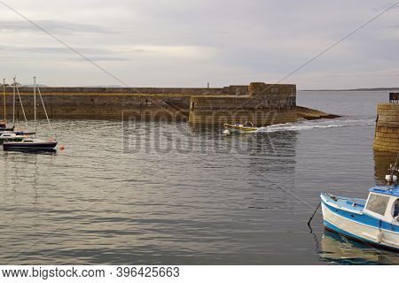 Sunset In The Harbour Of Donaghadee Northern Ireland
