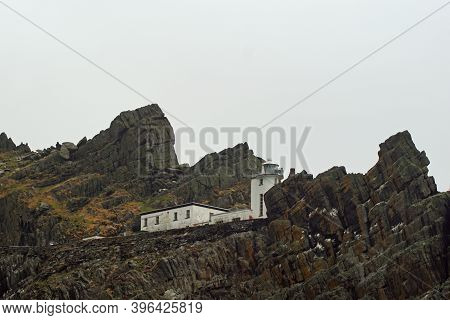 1820-1826, Two Lighthouses Were Built On The Great Skellig, Also Called Skellig Michael. However, Th