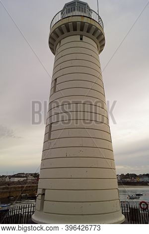 The Lighthouse At The Entrance To The Port Of Donaghadee Was The First Irish Lighthouse To Be Conver
