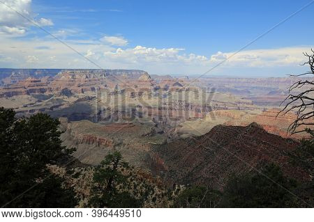 Rockformation In Grand Canyon National Park. Arizona. Usa