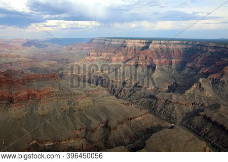 Rockformation In Grand Canyon National Park. Arizona. Usa