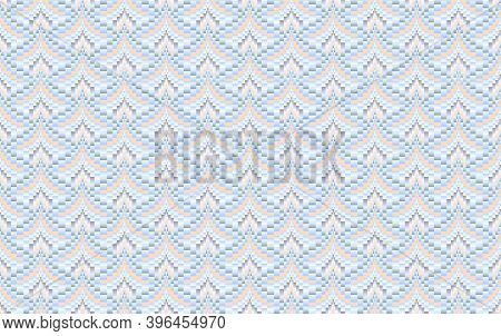 Abstract Illustration Based On Weaving Bargello