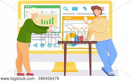 Smiling Girl With Cards In Her Hands. Happy Couple Is Playing A Game. Man Thinks Over The Next Move.