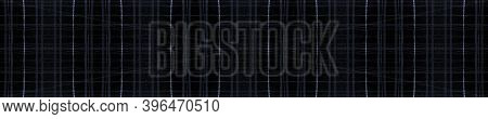 Seamless Plaid Background. Dark Blue Check Wallpaper. Irish Gingham Twill. Fashion Traditional Mater