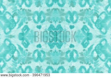 Seamless Snake Skin Pattern. Blue And White Colors. Jungle Wild Wallpaper. Anaconda Leather Animal P