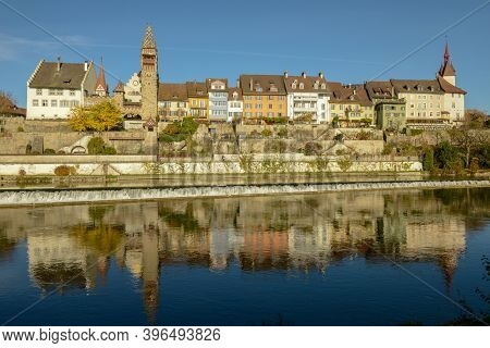 The Historical Town Of Bremgarten On