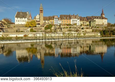 The Historical Town Of Bremgarten On