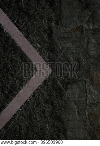Portrait Shot Of A Wall Exterior Surface