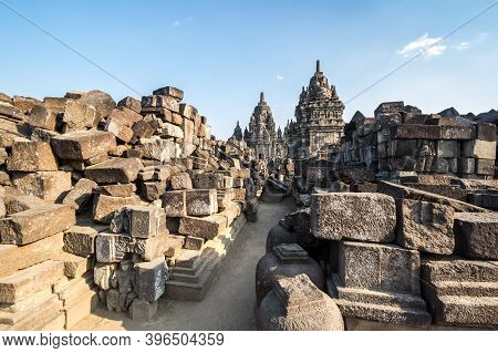 Prambanan Or Rara Jonggrang Is A 9th-century Hindu Temple Compound In Special Region Of Yogyakarta, 