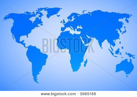 Světová mapa Vektorová Design