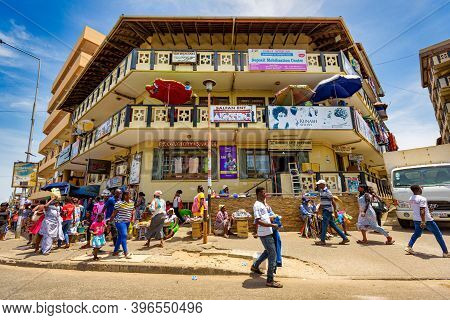 Accra,republic Of Ghana - April 30,2018:shopping Center Building In The Capital