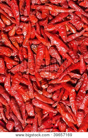Red Hot Chili Peppers Drying