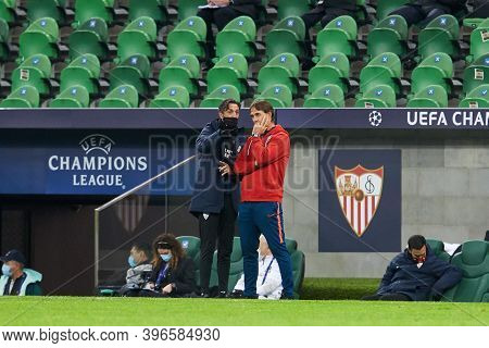 Krasnodar, Russia - November 24, 2020: Julen Lopetegui Head Coach Of Sevilla Fc During The Uefa Cham