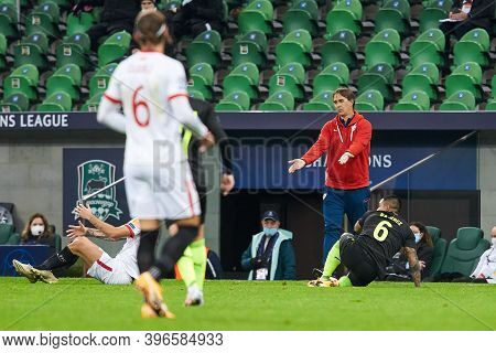 Krasnodar, Russia - November 24, 2020: Julen Lopetegui Head Coach Of Sevilla Fc During The Uefa Cham