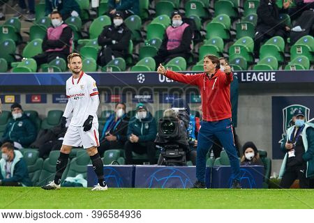 Krasnodar, Russia - November 24, 2020: Julen Lopetegui Head Coach Of Sevilla Fc During The Uefa Cham