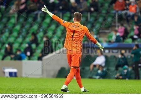 Krasnodar, Russia - November 24, 2020: Tomas Vaclik Of Sevilla Fc In Action During The Uefa Champion