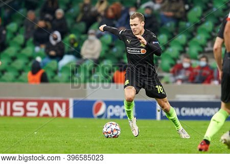 Krasnodar, Russia - November 24, 2020: Viktor Claesson Of Fc Krasnodar In Action During The Uefa Cha