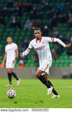 Krasnodar, Russia - November 24, 2020: Fernando Reges Of Sevilla Fc In Action During The Uefa Champi
