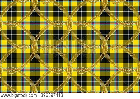 Сlassic Plaid Patterned Overlay. New Cell Design Option. The Basis Is Cornwall (cornish National) Ta