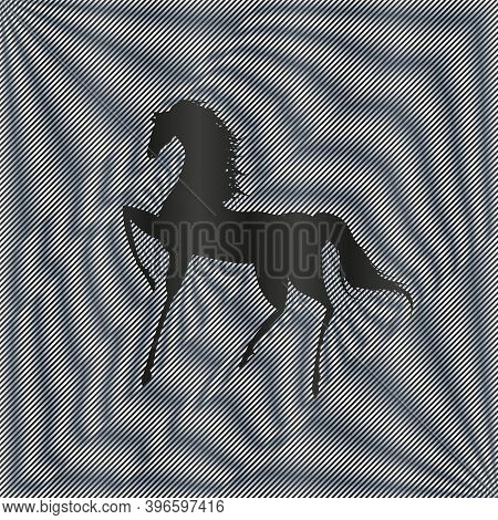 Stylized Outline Of A Horse