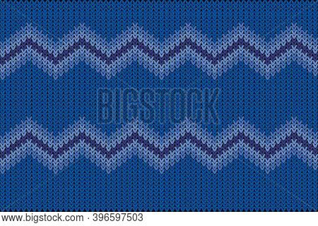 Winter Knitted Seamless Pattern, Scandynavian Style