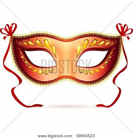 Vektor venezianske karneval maske