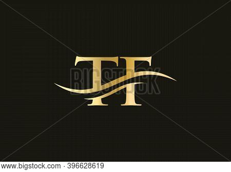 Tf Letter Logo Design. Tf Logo For Luxury Branding. Elegant And Stylish Design For Your Company.