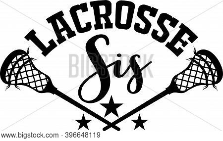 Lacrosse Sis On The White Background. Vector Illustration