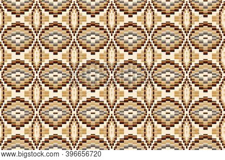 Abstract Illustration Based On Weaving Bargello