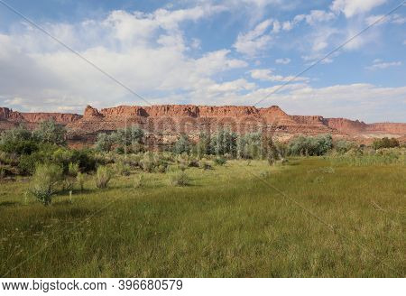Rockformation In Capitol Reef National Park. Utah. United States